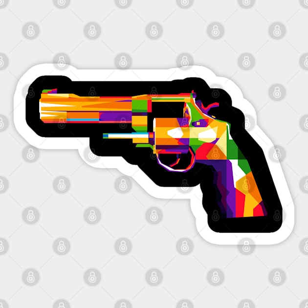 handgun Sticker by Yopi